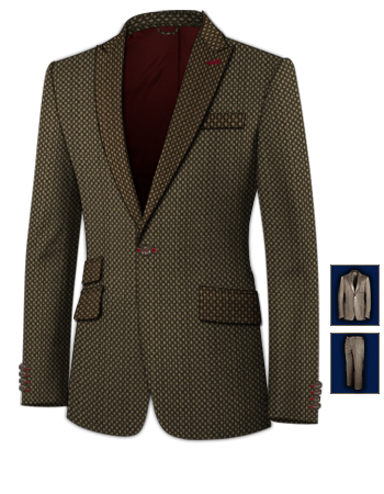 Sakko Nach Ma�� with 1 Button, Single Breasted