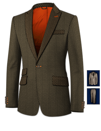 Billige Anz�ge Kaufen with 1 Button, Single Breasted