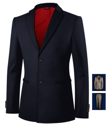 Anzug Schneidern Lassen Satde with 2 Buttons, Single Breasted