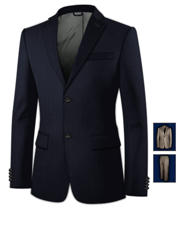 Cordanzug Herren with 2 Buttons, Single Breasted