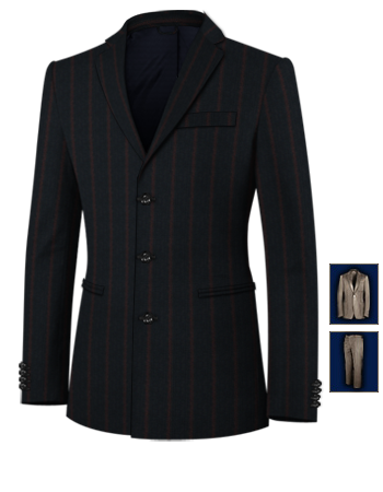 Herrenanzug Ma��geschneidert Kleidung Und Accessoires with 3 Buttons, Single Breasted