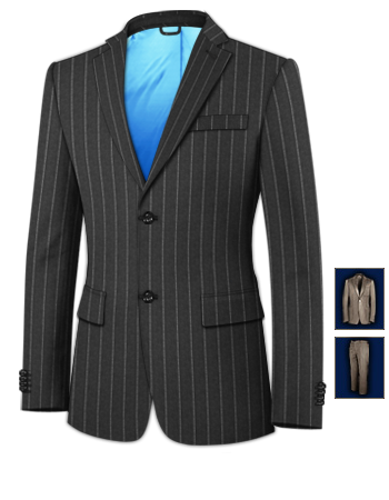 Herrengr���en Anzug with 2 Buttons, Single Breasted