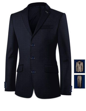 Anzug Ma��geschneidert K�ln with 3 Buttons, Single Breasted
