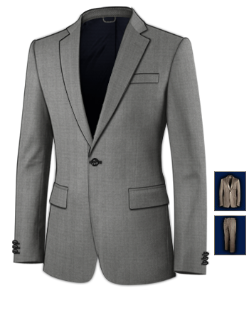 Dreiteiler Slim Fit with 1 Button, Single Breasted