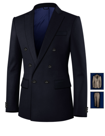 Klamotten Nach Ma�� with 6 Buttons, Double Breasted (1 To Close)