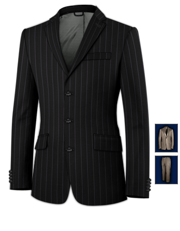 Kost�m with 3 Buttons, Single Breasted