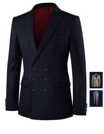 Anz�ge Dresden with 6 Buttons, Double Breasted (3 To Close)