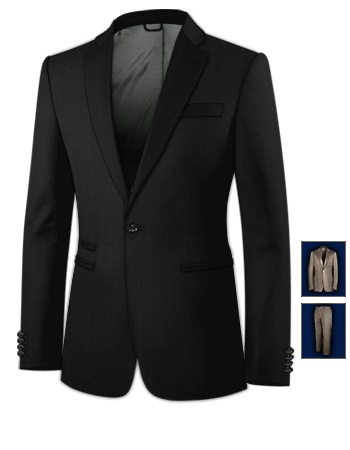 Ma��anzug Solingen with 1 Button, Single Breasted