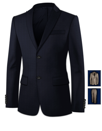 Maanzug Damen Online with 2 Buttons, Single Breasted