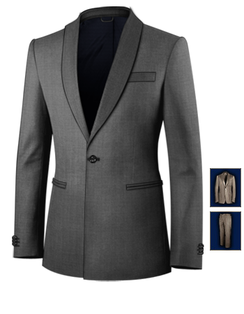 Herrenmode Anz�ge 50 with 1 Button, Single Breasted