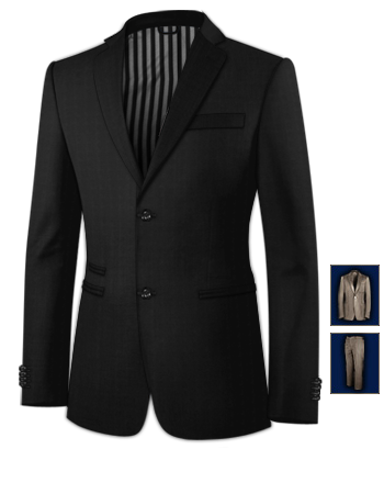 Anzug Ma��gefertigt with 2 Buttons, Single Breasted