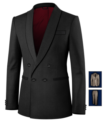 Der Perfekte Ma��anzug with 4 Buttons, Double Breasted (1 To Close)