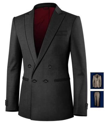 Ma��anzug M�nster with 4 Buttons, Double Breasted (1 To Close)