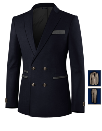 Gr 64 Anz�ge with 4 Buttons,double Breasted (2 To Close)