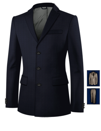 Ma��anzug 140 with 3 Buttons, Single Breasted
