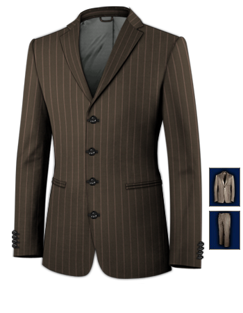 Damen Ma��anzug with 4 Buttons, Single Breasted