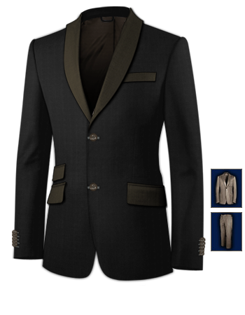 Herren Maanzge with 2 Buttons, Single Breasted