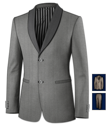 Maanzug Hochzeit with 2 Buttons, Single Breasted