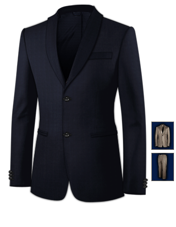 Anzge Online Shop with 2 Buttons, Single Breasted